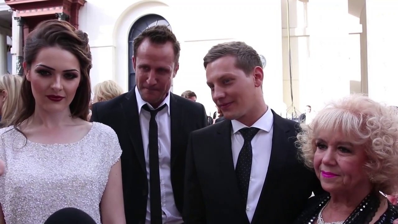 James Sutton and co. Red Carpet Interview (2015 BAFTAs)