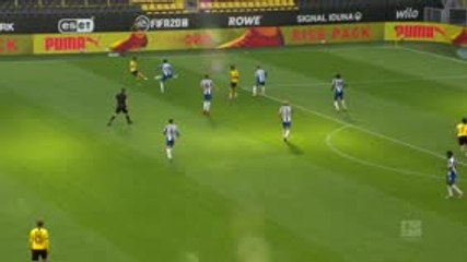 Can strike helps Dortmund past Hertha
