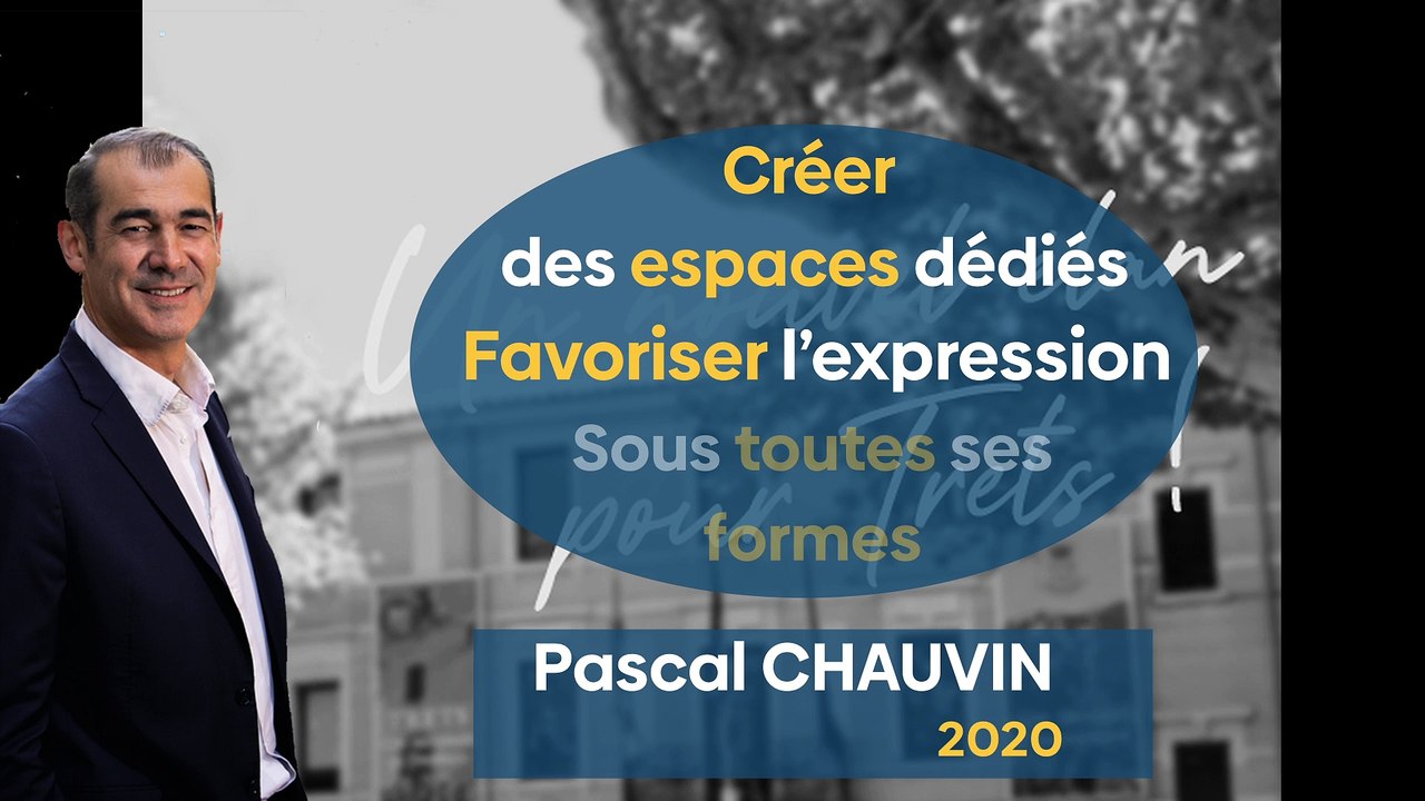 MUNICIPALES 2020 2e tour TRETS : Pascal chauvin et son 2e clip : "La jeunesse, l'éducation, le milieu associatif"