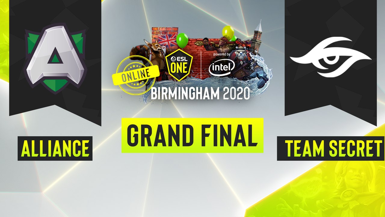 Dota2 - Alliance vs. Team Secret - Game 1 - ESL One Birmingham 2020 - Grand Final - EU