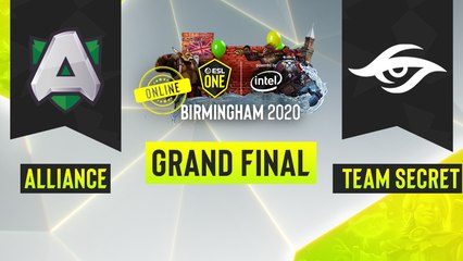 Dota2 - Alliance vs. Team Secret - Game 3 - ESL One Birmingham 2020 - Grand Final - EU