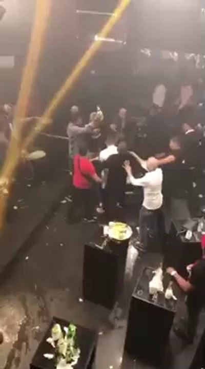 nightclub fight gets out of control ✔ everything is destroyed in place
