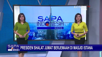 Скачать видео: Presiden Joko Widodo Laksanakan Shalat Jumat di Masjid Istana