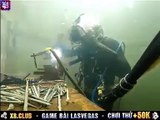 Underwater welding is a great job, but the job is dangerous