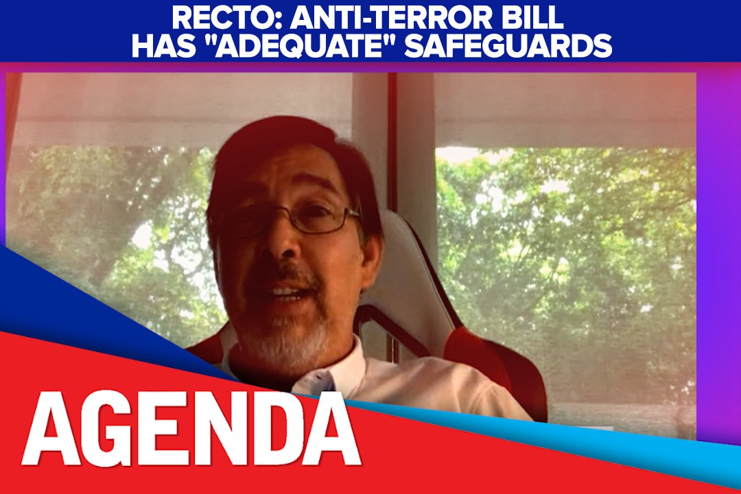 Sen. Recto assures adequate safeguards in Anti-Terrorism Bill