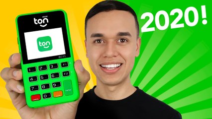 Máquina de Cartão Ton T2+ da Stone