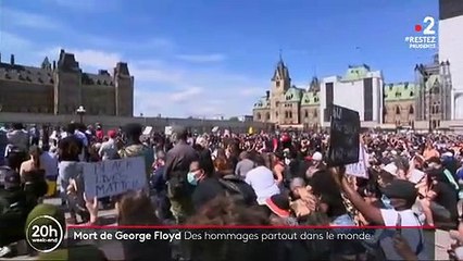 Mort de George Floyd - Regardez en vidéo toutes les images fortes de ce week-end à travers le monde en solidarité avec la situation aux USA