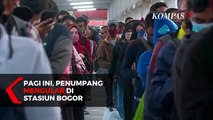 Perkantoran Beroperasi, Antrean Penumpang KRL Mengular di Stasiun Bogor
