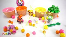 Magic Rainbow Playdoh Paw Patrol with Play Doh Dippin Dots Ice Cream Cups