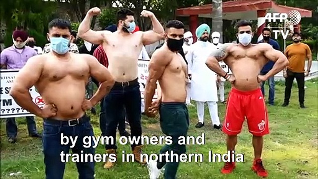 India's bodybuilders flex muscles, call for gym...