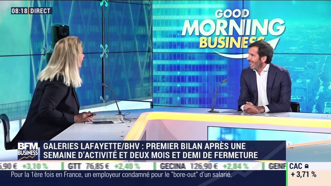 Nicolas Houzé (Galeries Lafayette Haussmann): Quel est l'impact de la crise sur le groupe Galeries Lafayette ? - 08/06