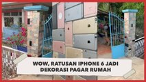 Ratusan iPhone jadi Dekorasi Pagar Rumah di Vietnam