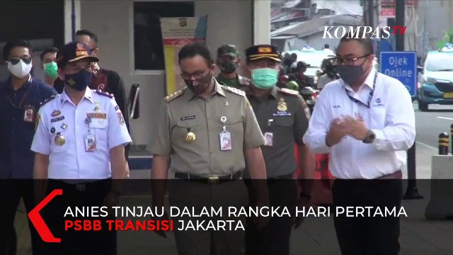 Hari Pertama PSBB Transisi di Jakarta, Anies: Transportasi Umum Tidak Padat