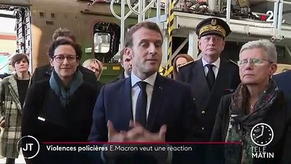 Violences policières : Emmanuel Macron demande au gouvernement des propositions pour "améliorer la déontologie" des forces de l'ordre