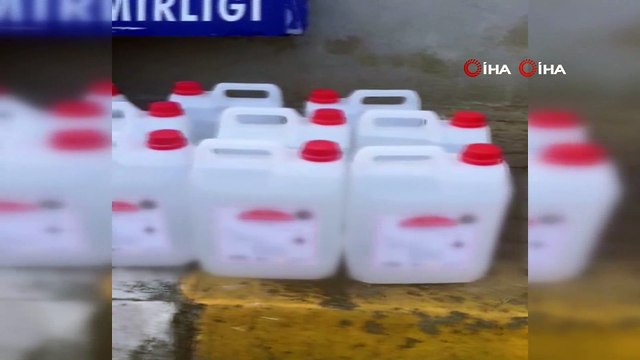 İstanbul’da kaçak içki operasyonu: 1137 litre etil alkol ele geçirildi
