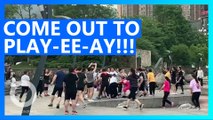 Dancing Chinese 'Aunties' Brawl Over Public Square