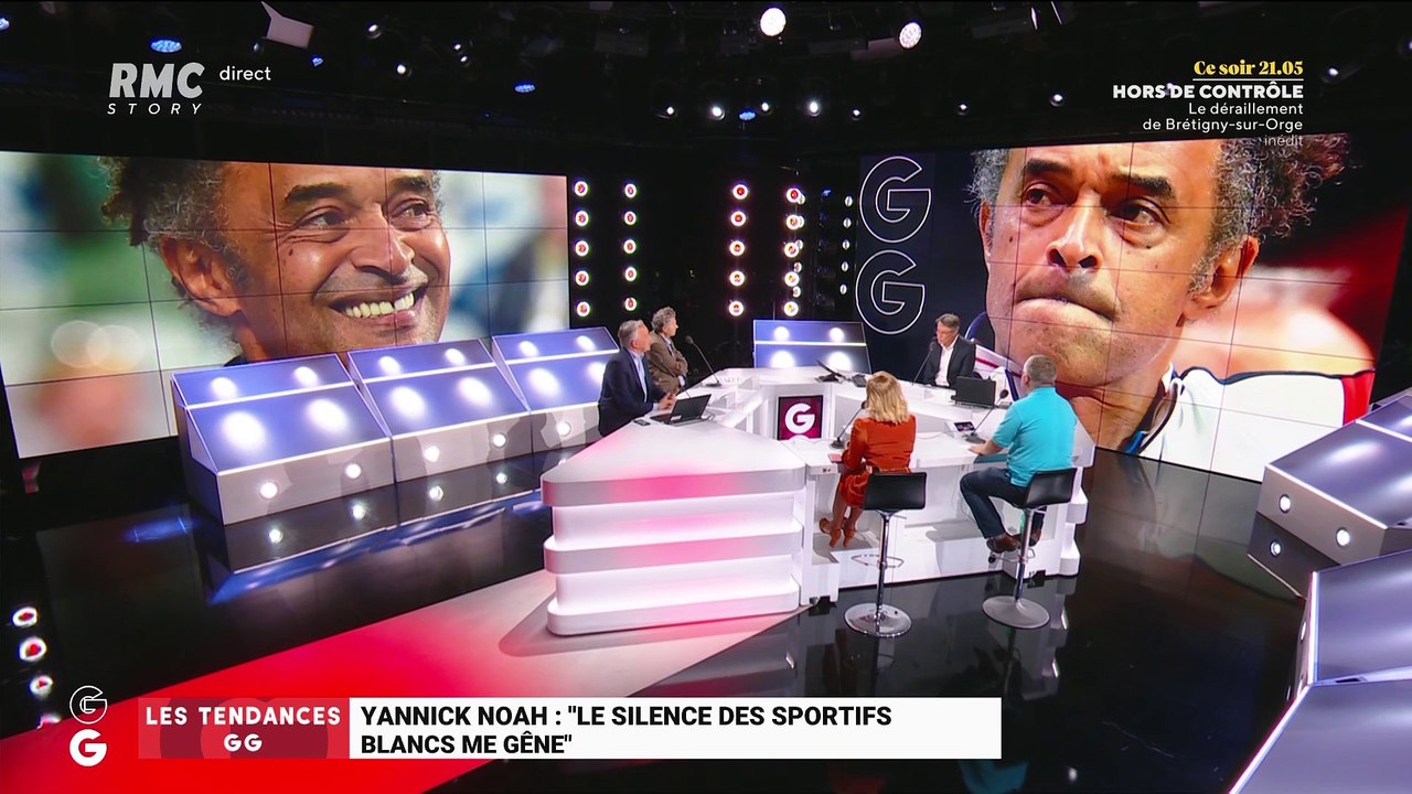 Les tendances GG : "Le silence des sportifs blancs me gêne", Yannick Noah - 08/06