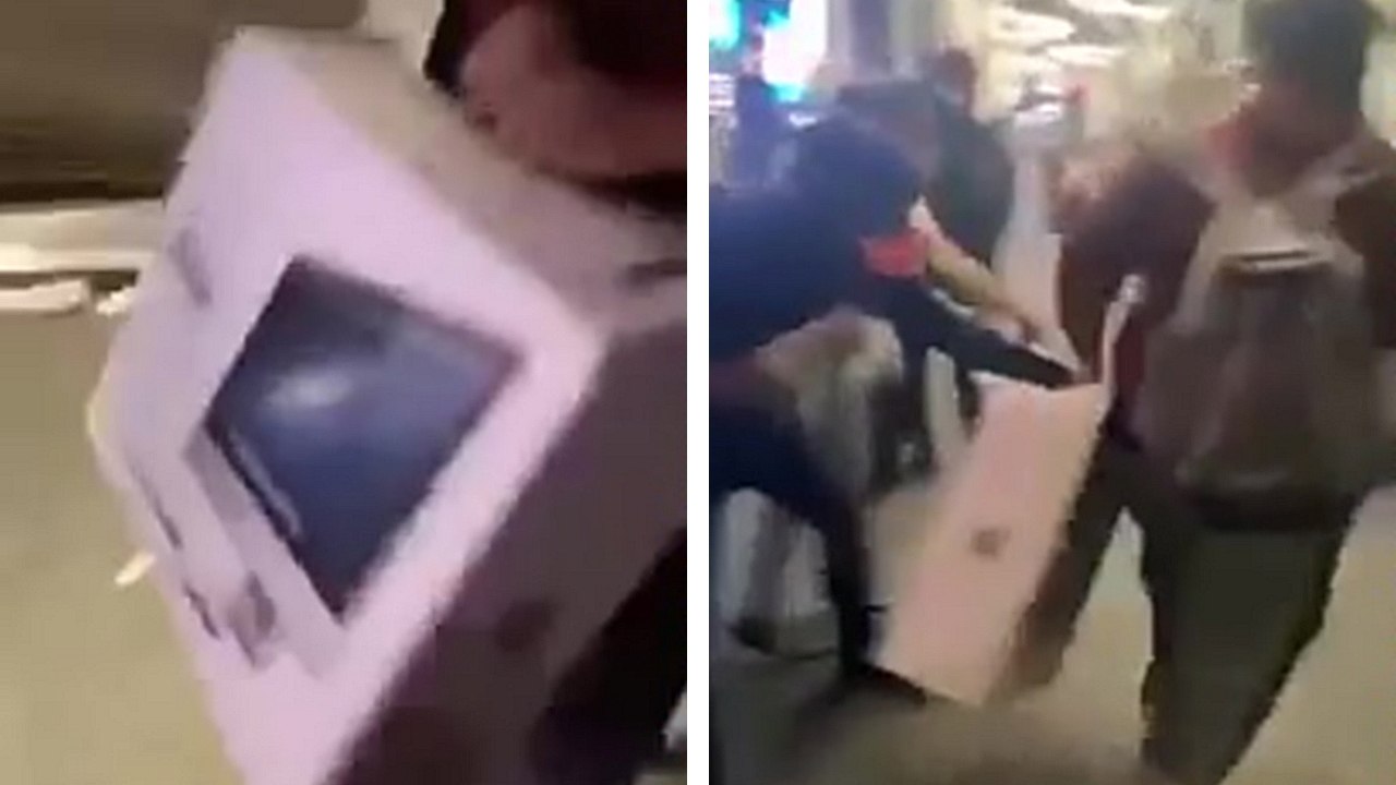 Un pillard qui récupère un iMac se fait voler