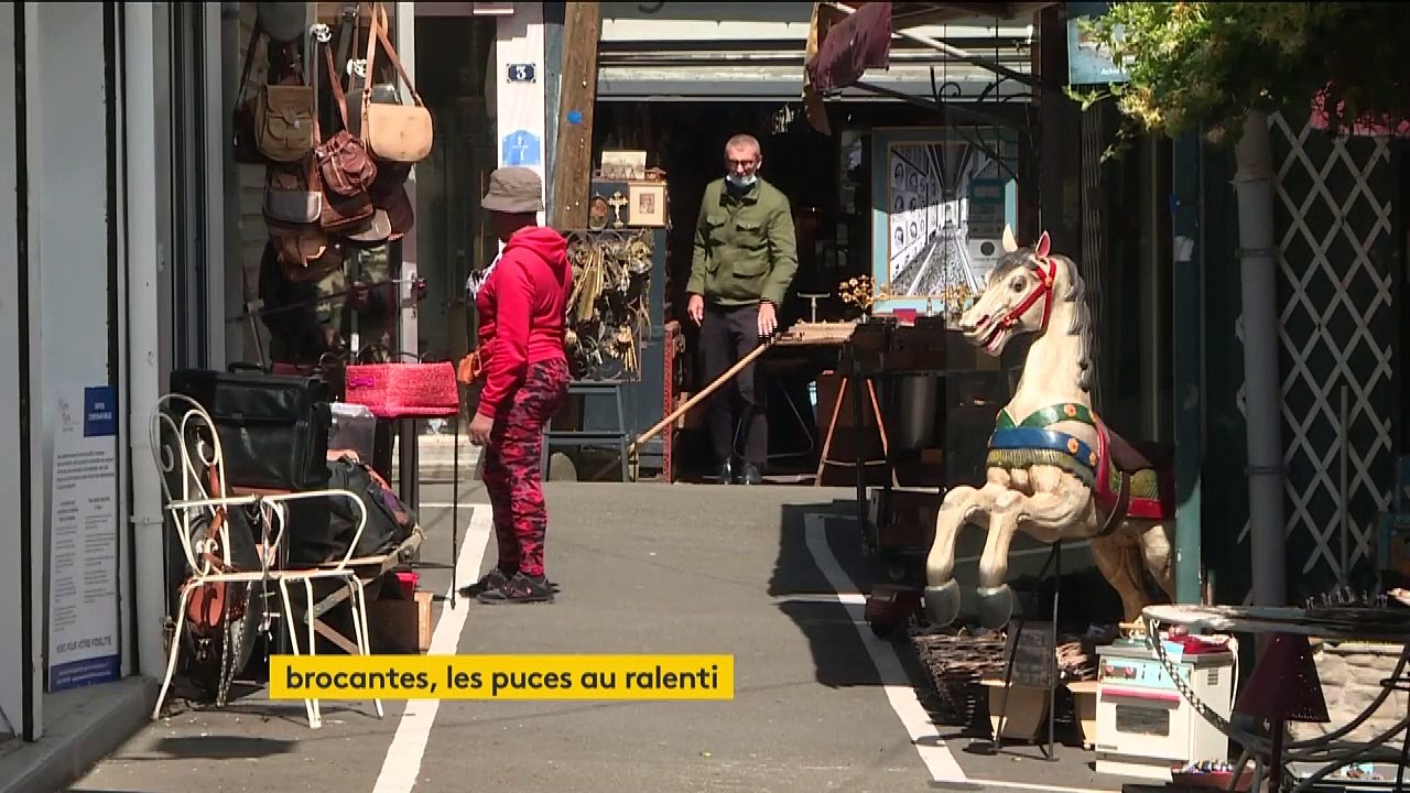 Saint-Ouen : le monde des antiquités et des brocantes au ralenti