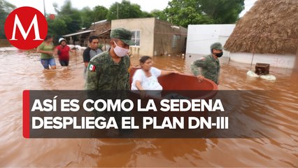Ejercito y Fuerza Aérea apoya al sureste del país