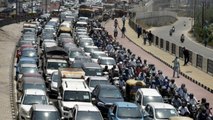 Heavy traffic jam at Delhi-Noida border as lockdown eases