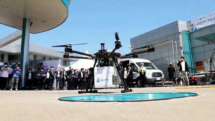 [기업] GS, 제주도에서 드론으로 도시락 배달 시연 / YTN