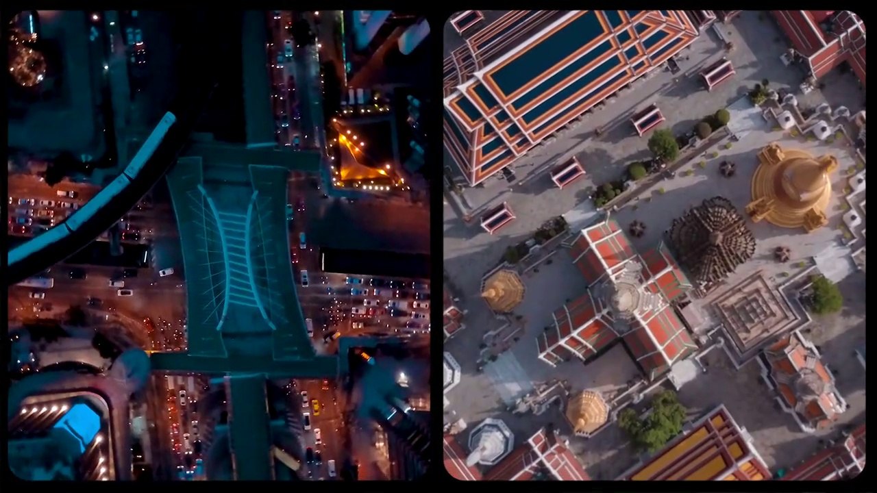 BANGKOK 4k Drone | Bangkok  Contrast | Thailand | Pattaya City | Beautiful Place | 4k ultra hd | Drone Footage