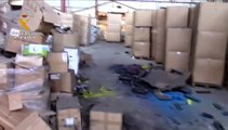 Investigadas tres personas por el hallazgo de toneladas de tóneres en un almacén clandestino
