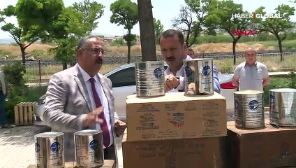 Okul çatısında bulunan ABD margarinleriyle ilgili açıklama