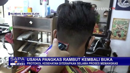 Usaha Pangkas Rambut Kembali Buka, Protokol Kesehatan Diperketat