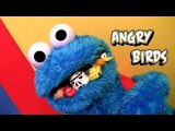 Count N Crunch Cookie Monster Eating Angry Birds Disney Cars Lightning McQueen Mater Cars2 Squinkies