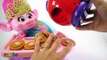 Trolls Poppy Eats Cookies and Milk With Paw Patrol in High Chair