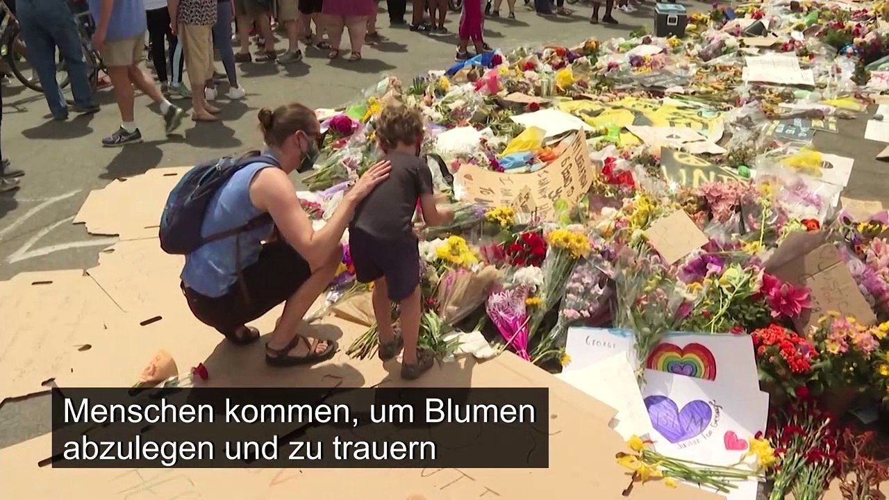 Der Ort des Todes von George Floyd ist 'heilig' für die Bewohner von Minneapolis