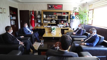 Çubuk'ta TOKİ konutlarının yapılacağı alanda inceleme - ANKARA