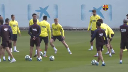 El Barça afina la maquinaria en la semana del regreso a la competición en la Liga