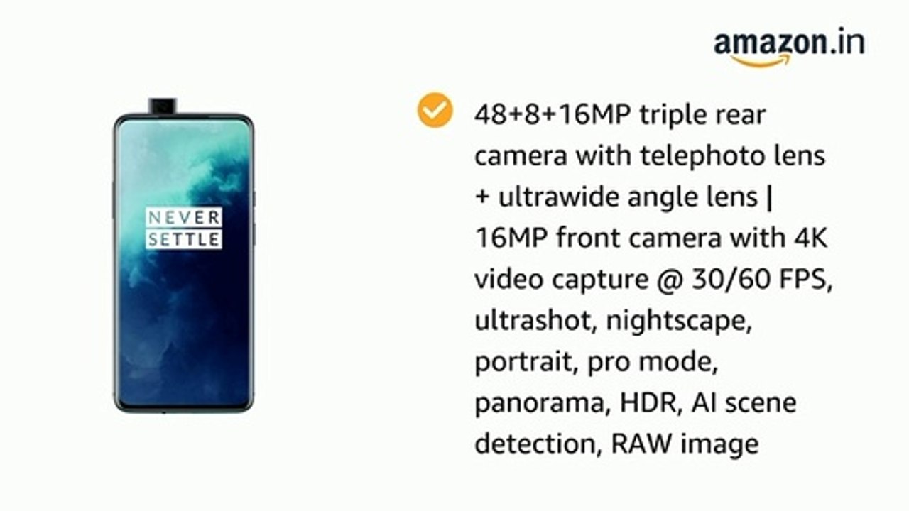 Oneplus 7T smartphone unboxing, latest smartphone oneplus