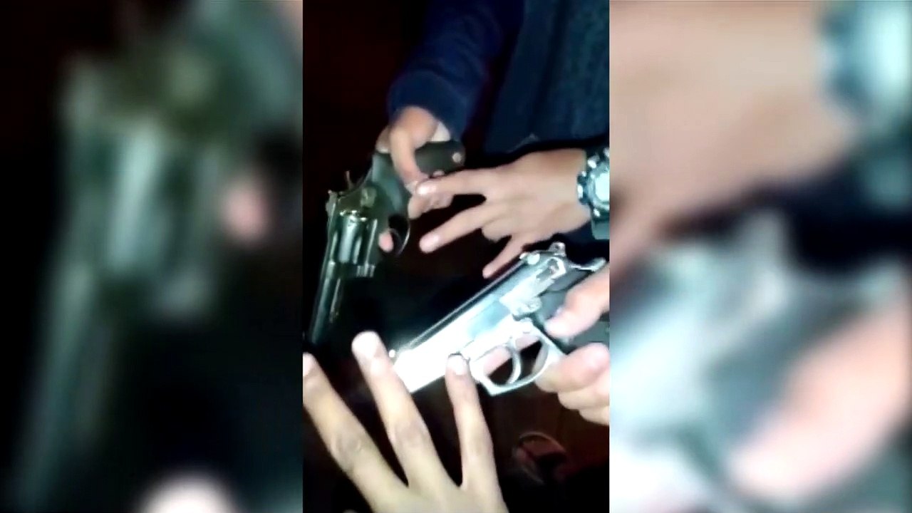 Vídeo mostra homens armados efetuando disparos em via pública no Bairro Interlagos