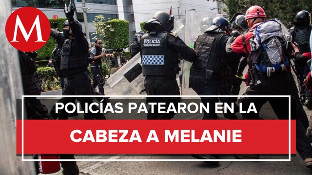 Dan prisión preventiva a policías acusados de golpear a Melanie en CdMx