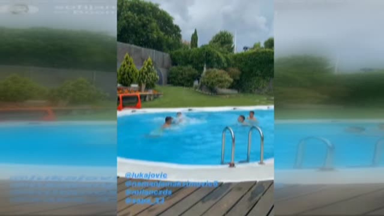 Polémica barbacoa organizada por el madridista Jovic