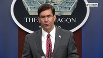 The View - Defense Sec. Mark Esper holds Pentagon briefing amid severe criticism over protest comments- LIVE