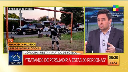 50 personas rompieron la cuarentena en Córdoba y se juntaron a jugar un partido de fútbol