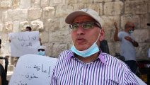 Filistinli engelliler, otizmli gencin şehit edilmesini Kudüs'te protesto etti - KUDÜS