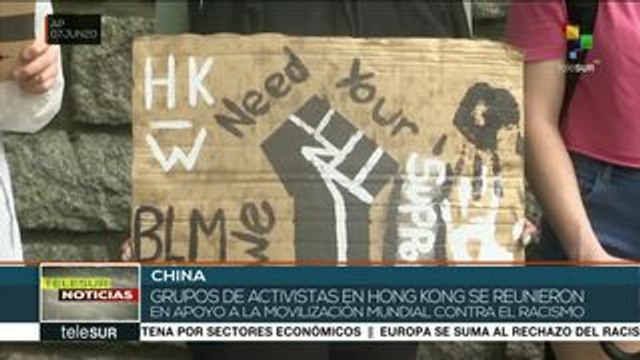 China: rechazan en Hong Kong violencia policial contra afroamericanos