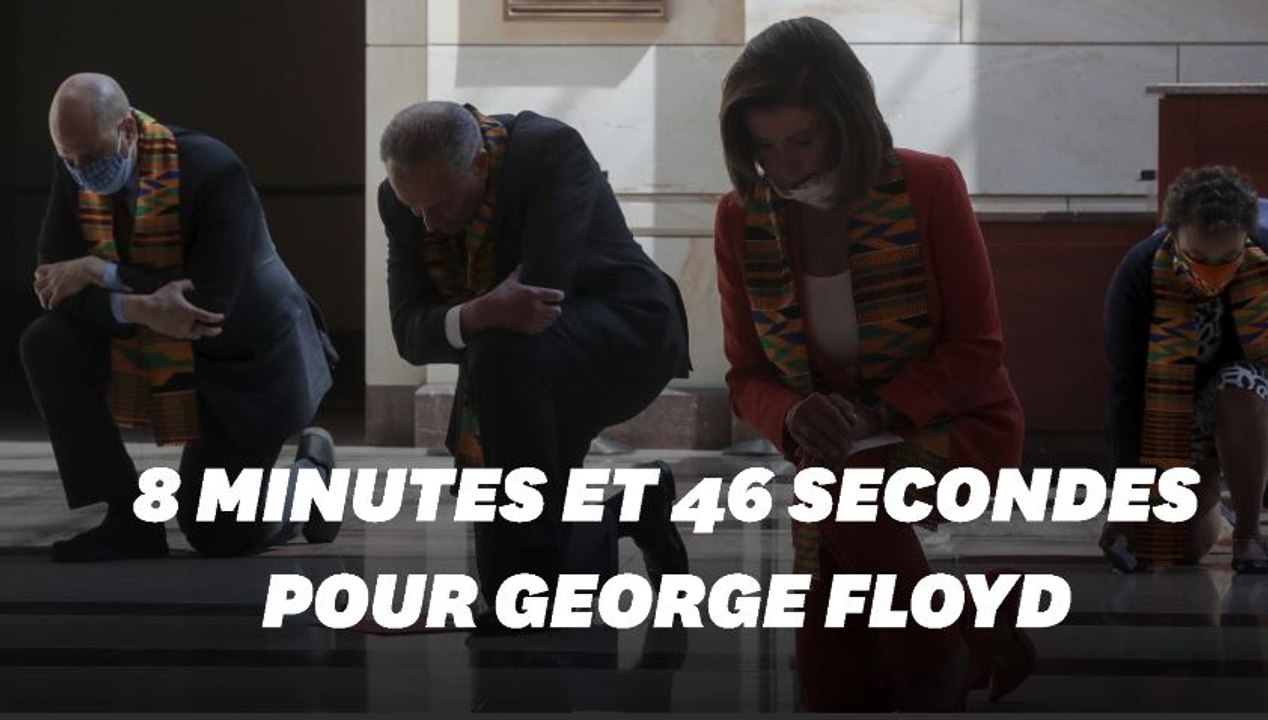 Les démocrates s'agenouillent pour George Floyd