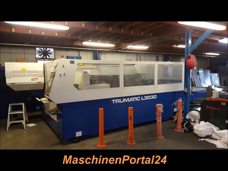 Laserschneidanlage Trumpf 3030, 2700 watt