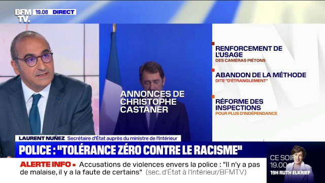 Laurent Nuñez: Nous avons eu 30 enquêtes judiciaires en 2019 pour des faits de racisme dans la police