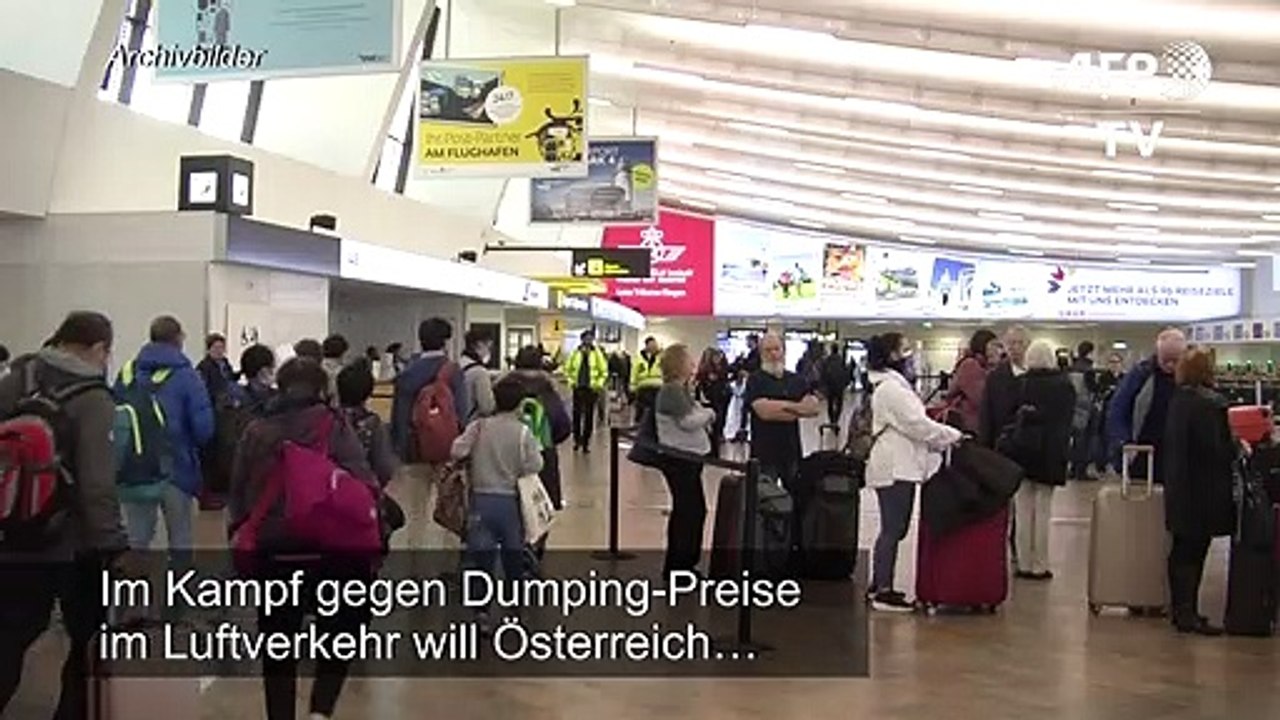 Österreich will Mindestpreis für Flugtickets einführen