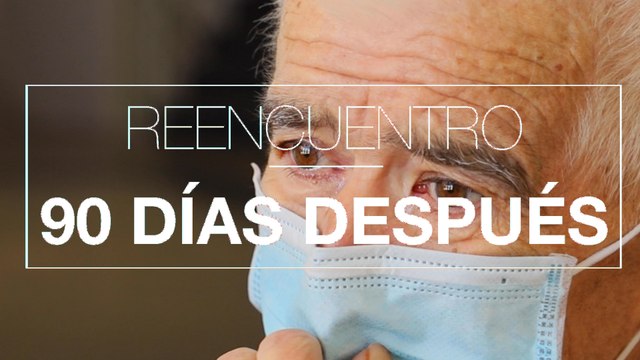 Emoción y lágrimas: así ha sido el reencuentro en las residencias 90 días después