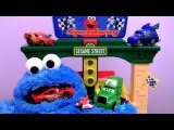 Cookie Monster Race Track Micro Drifters Cars Planes Speedway Sesame Street Disney Pixar trucks