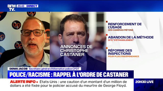 Selon Denis Jacob (Alternative police CFDT), les annonces de Castaner suscitent un tollé dans les commissariats de police